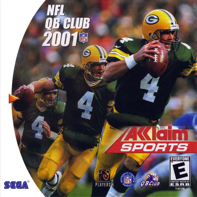 NFL QB Club 2001 box art for Sega Dreamcast